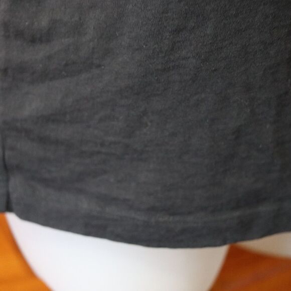 DKNY Black Blouse with Ribbon Flower Detail Business casual LARGE - Picture 8 of 11